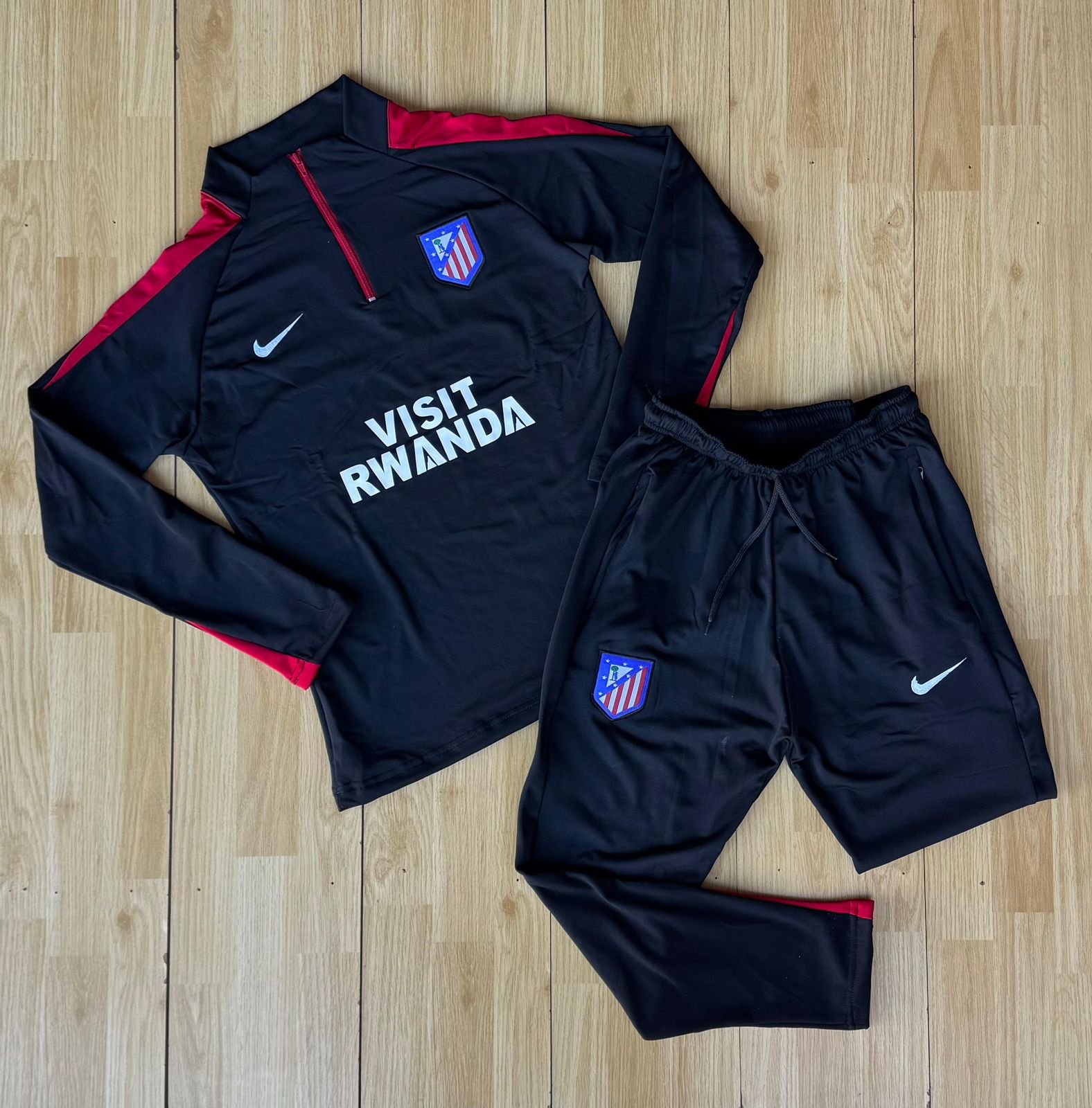 CONJUNTO DEPORTIVOS VARIOS CLUBES (Negro - TALLE XXL)