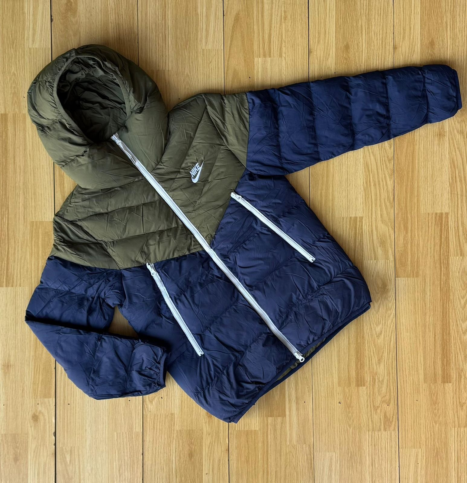 camperas termicas (gris  y azul - TALLE XL L M S)