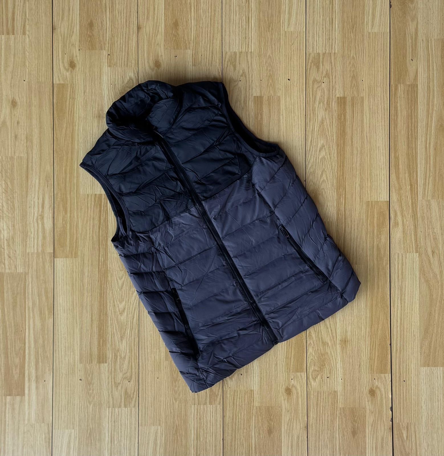 CHALECOS LISOS (NEGRO Y GRIS - TALLE XXL)