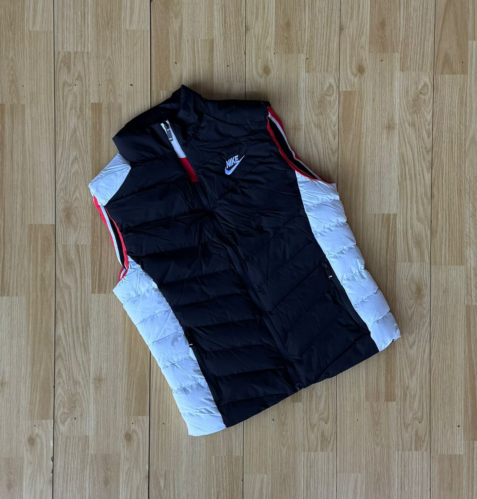 CHALECOS BICOLOR NIK (NEGRO Y BLANCO - TALLE XL)